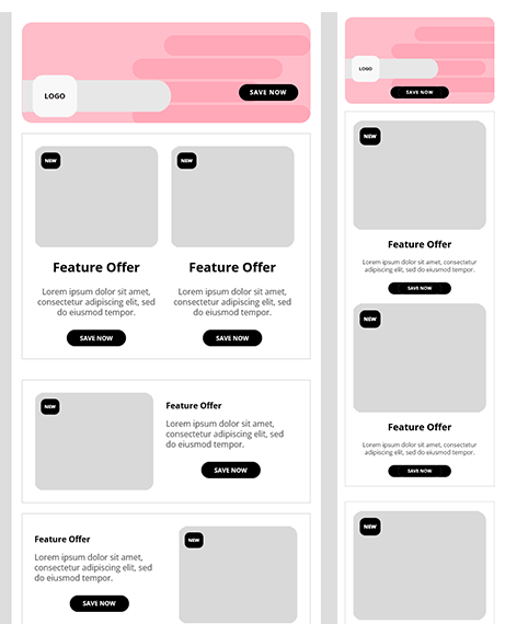Edenred Mobile and Desktop Email Templates