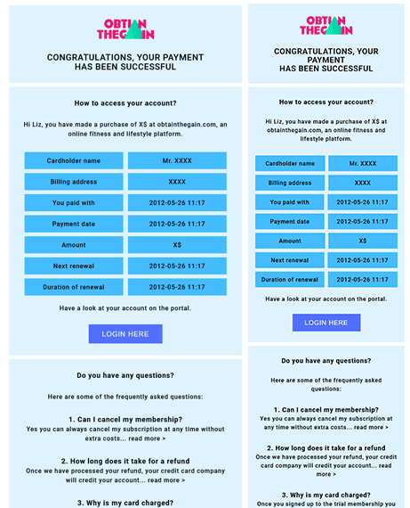 Obtain The Gain	Desktop and Moblie