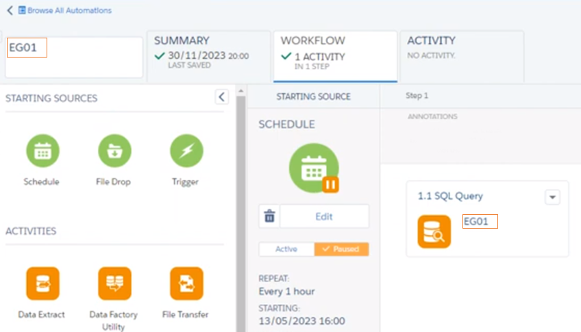 custom marketing cloud solution  - create a Automation with SSJS
