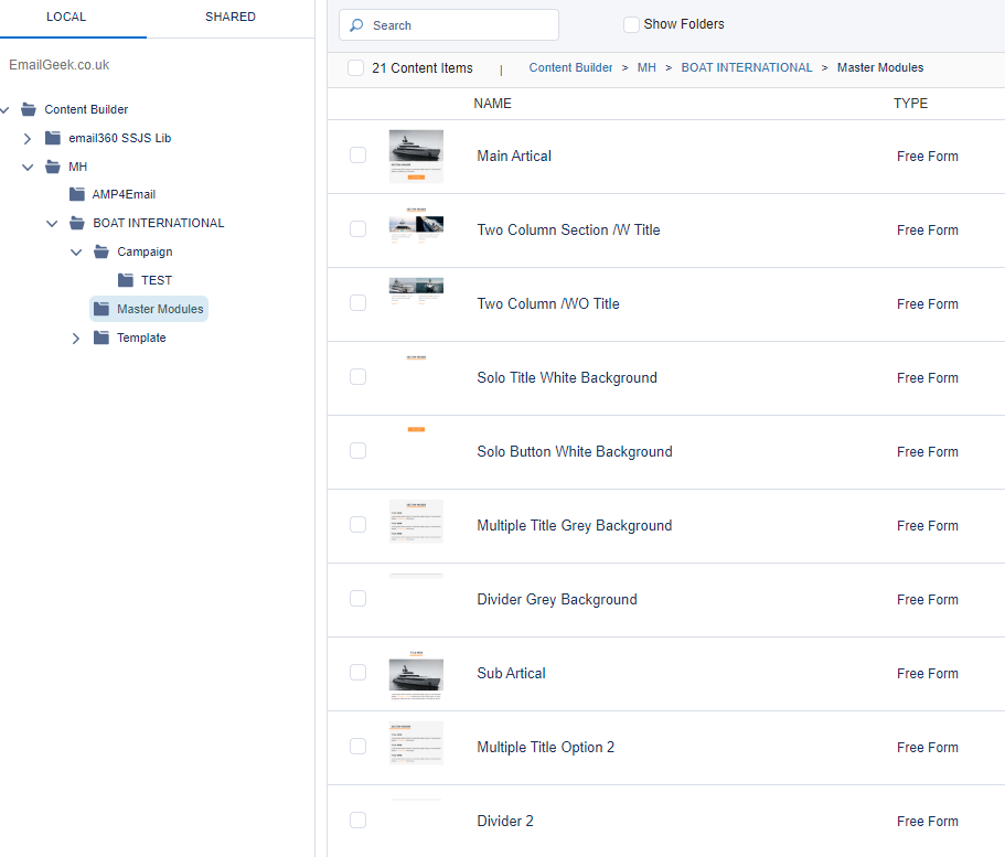 boat international in content builder